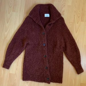 Size S Wilfred Oversized Alpaca Cardigan